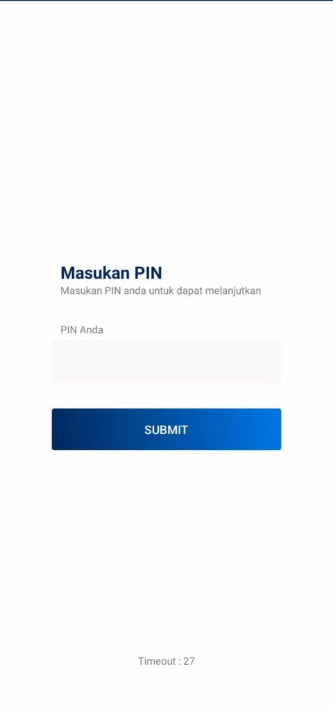 input PIN absensi